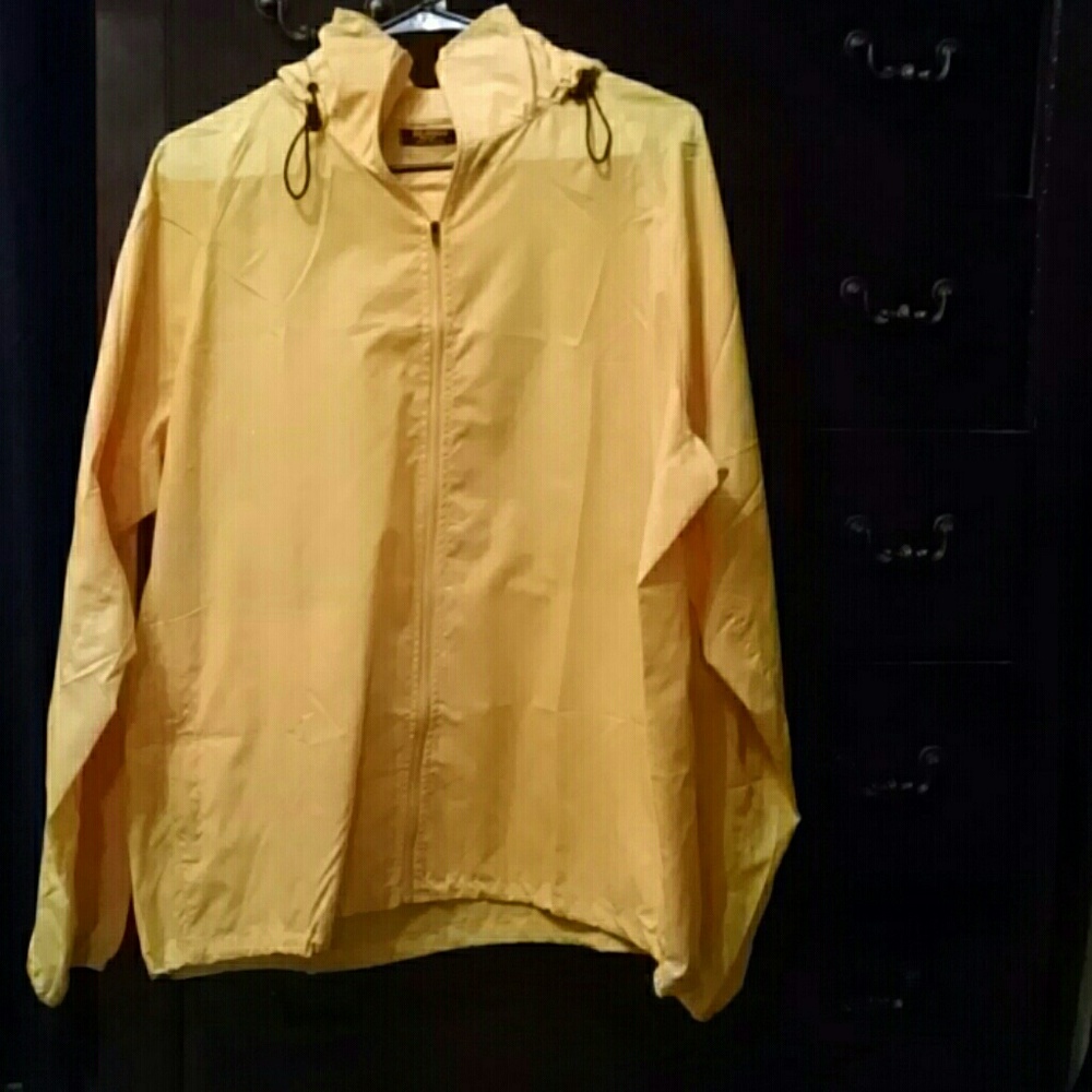 Yellow Zeagoo rainjacket